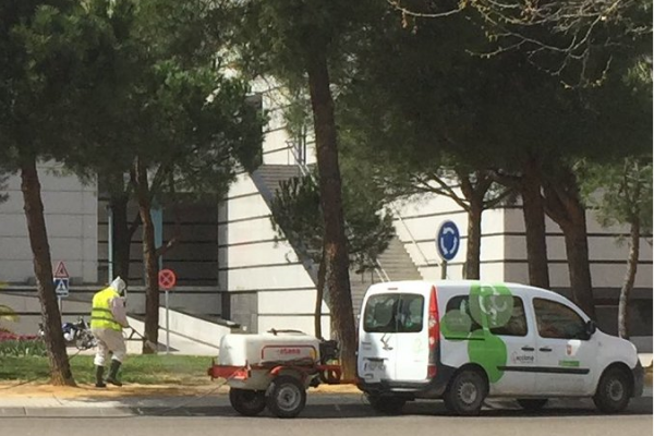 Uso de glifosato en Tres Cantos
