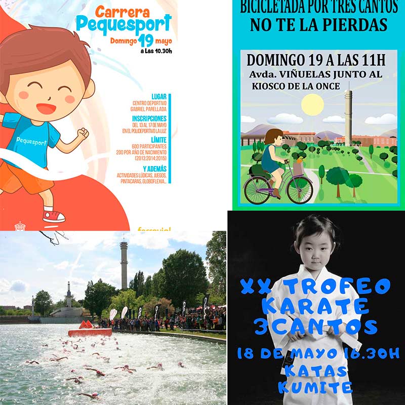 Actividades deportivas fin de semana en Tres Cantos