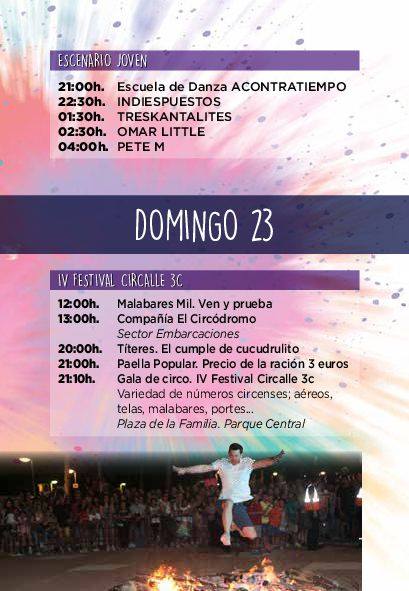 Fiestas 2019 - Sábado 22