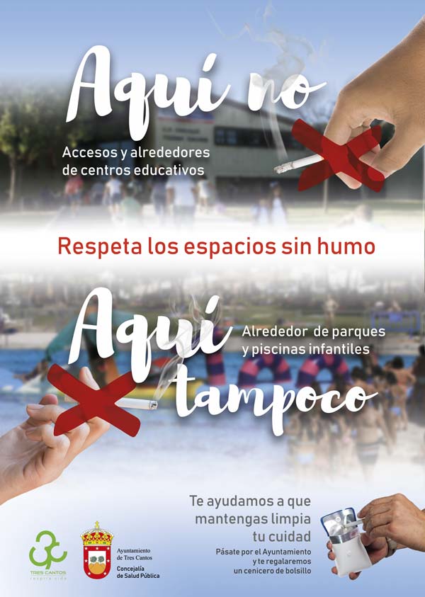 Campaña espacios sin humo en Tres Cantos
