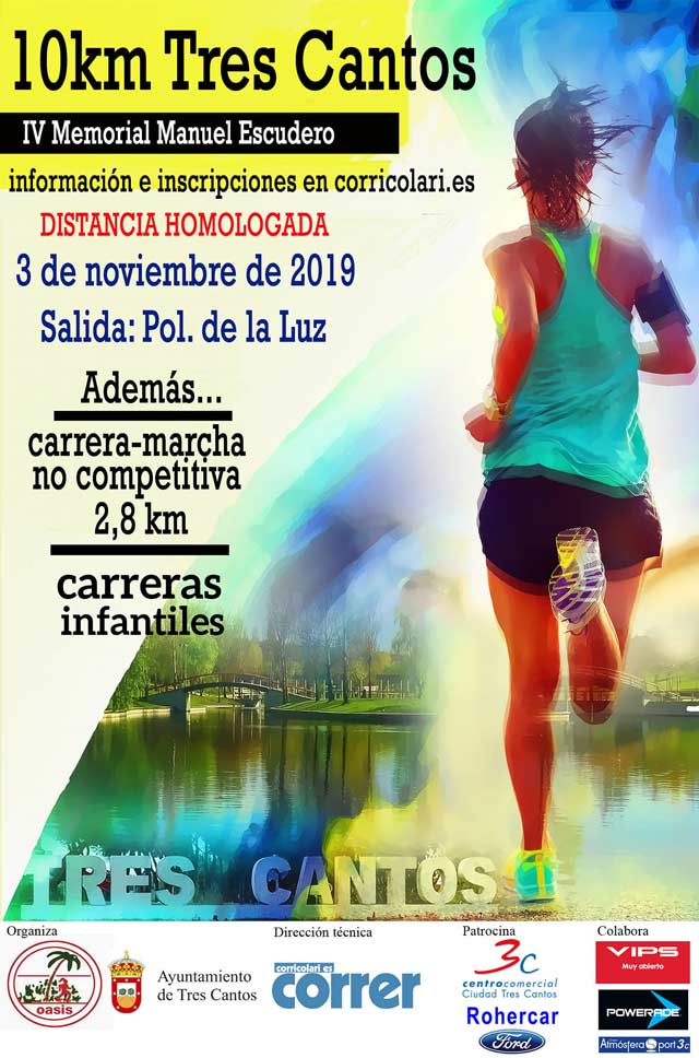IV Memorial Manuel Escudero 16 Carrera Otoño Tres Cantos