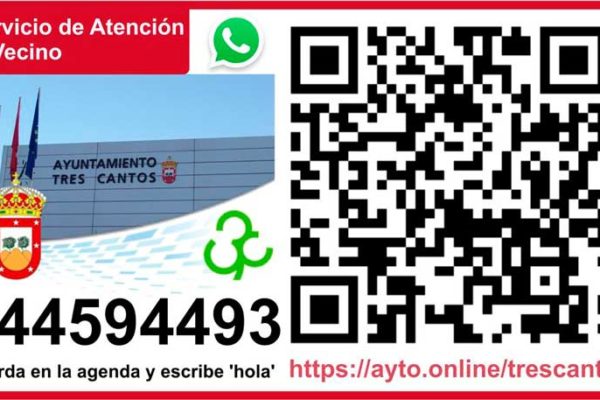 WhatsApp para los vecinos de Tres Cantos