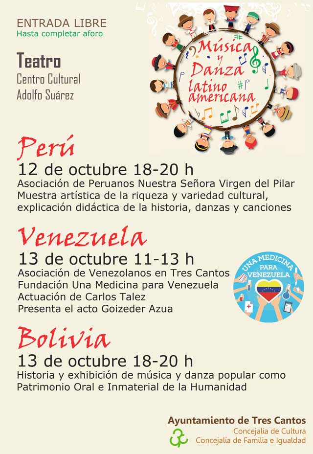 Ciclo 'Música y Danza de América Latina' en Tres Cantos