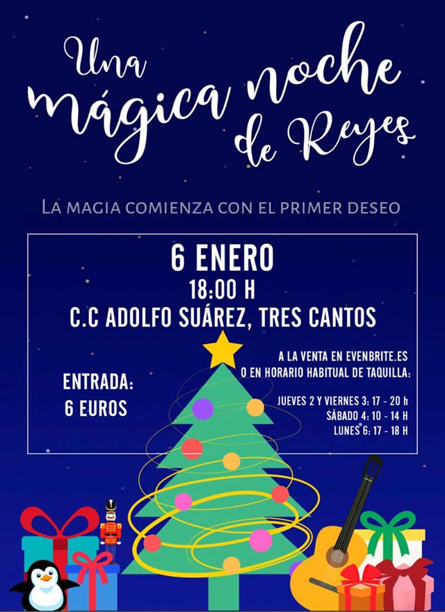Musical familiar navideño: Una Mágica Noche de Reyes