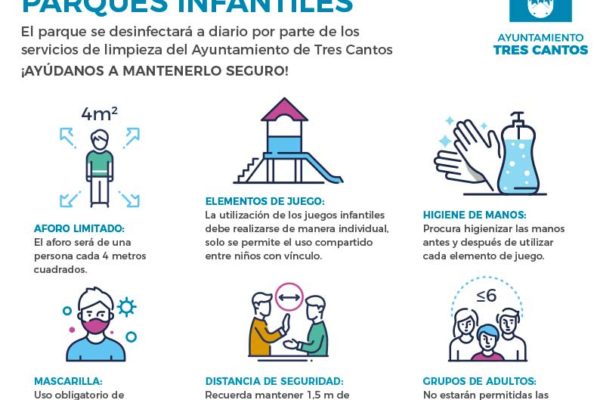 Apertura parques infantiles de Tres Cantos