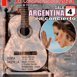XII Concurso nacional de flamenco "Ciudad de Tres Cantos"
