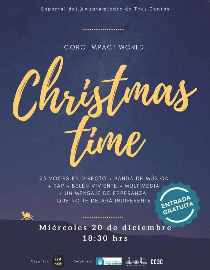 Christmas time: Belén viviente, Coro, Rap y Banda de música