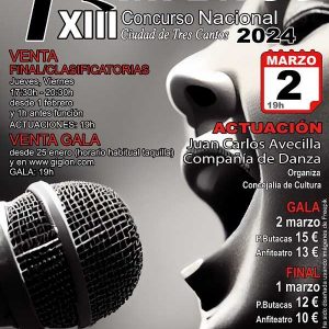XIII concurso nacional de flamenco "Ciudad de Tres Cantos"
