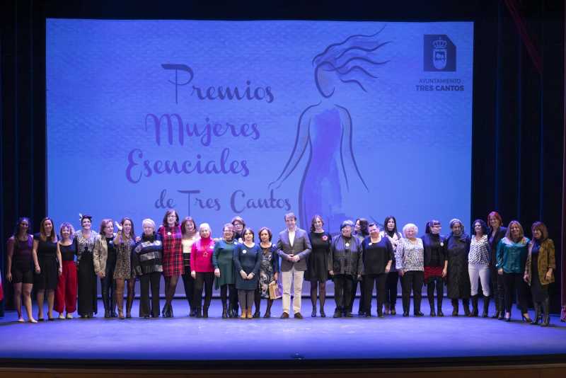 Premiadas Gala Mujeres Esenciales de Tres Cantos