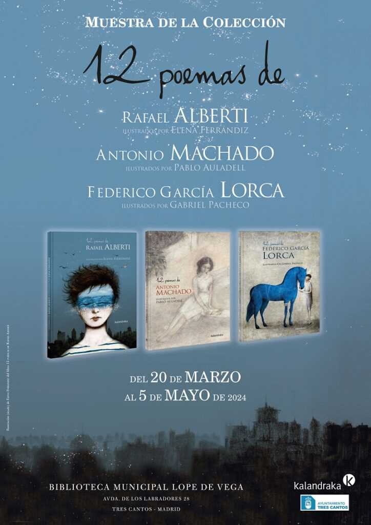 MUESTRA: 12 poemas de Rafael Alberti, Antonio Machado y Federico García Lorca