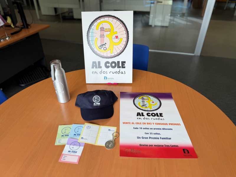 Al cole en dos ruedas, en Tres Cantos