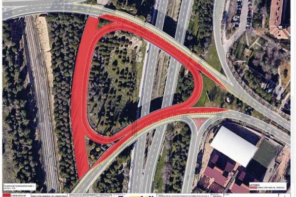 Rehabilitación del puente de acceso a Tres Cantos desde M-607 salida 24