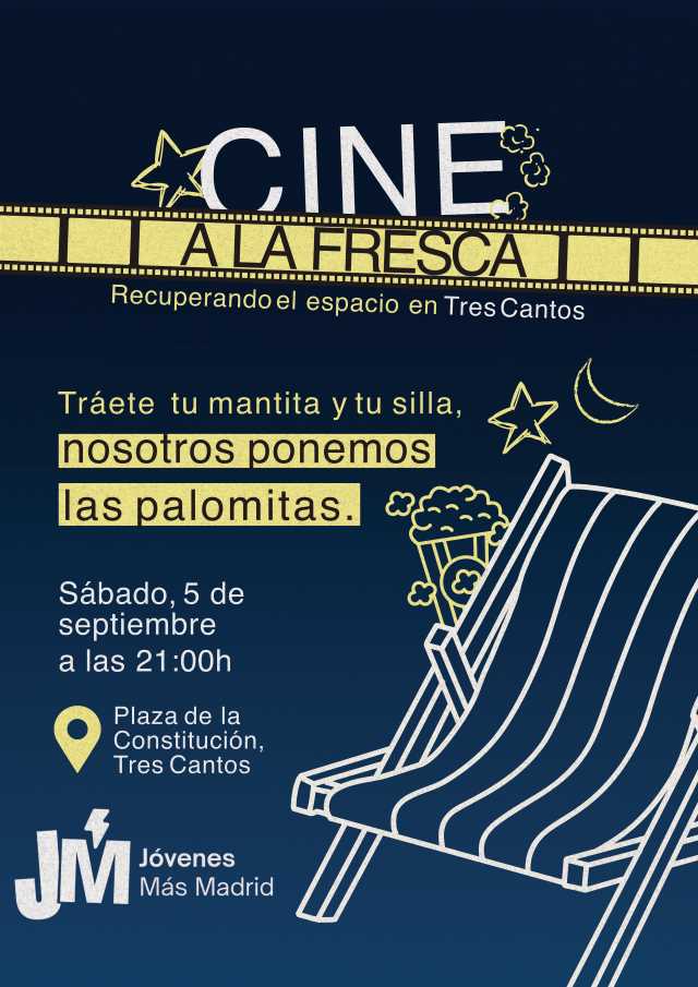 Nueva sesión de cine a la fresca en Tres Cantos