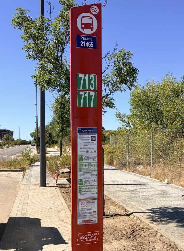 Las líneas 713 y 717 amplían su recorrido para mejorar el servicio de transporte público en la zona norte