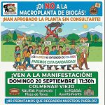 Colmenar Viejo y Tres Cantos vuelven a la calle contra la macroplanta de biogás