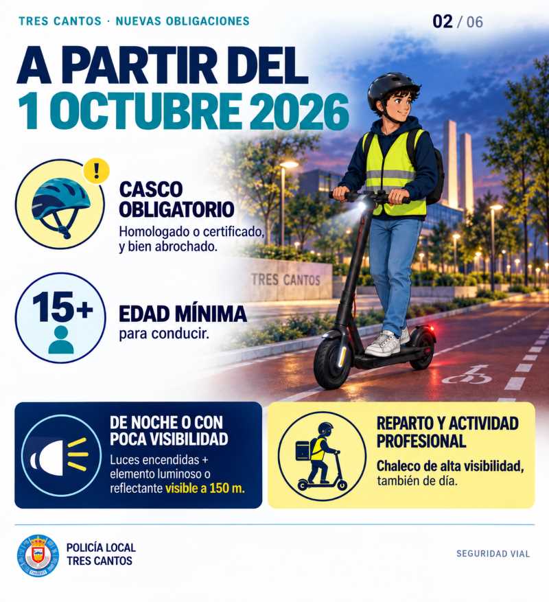 Entra en vigor la nueva normativa de la DGT para los usuarios de vehículos de movilidad personal